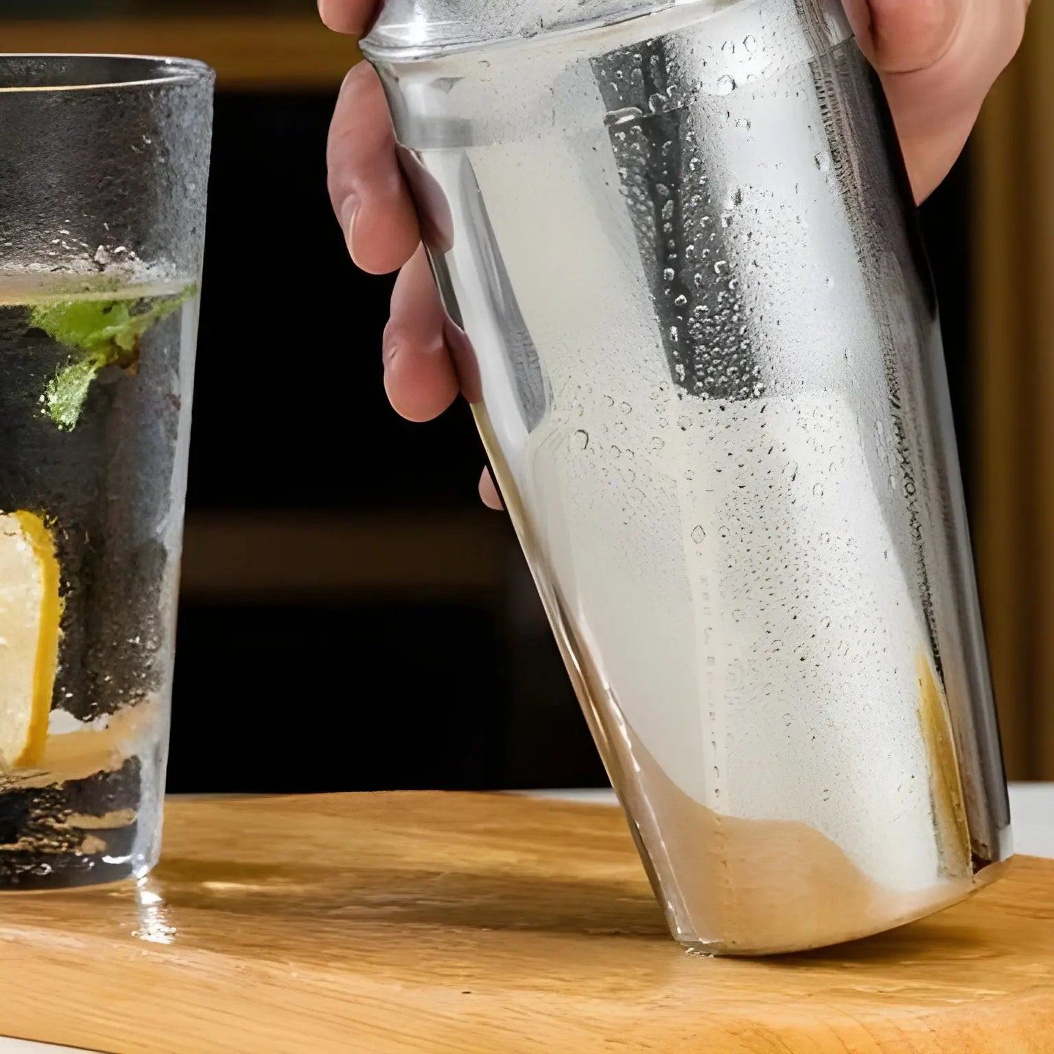 10-teiliges Cocktail-Set | Bambus-Ständer | Bar-Utensilien | MixBar