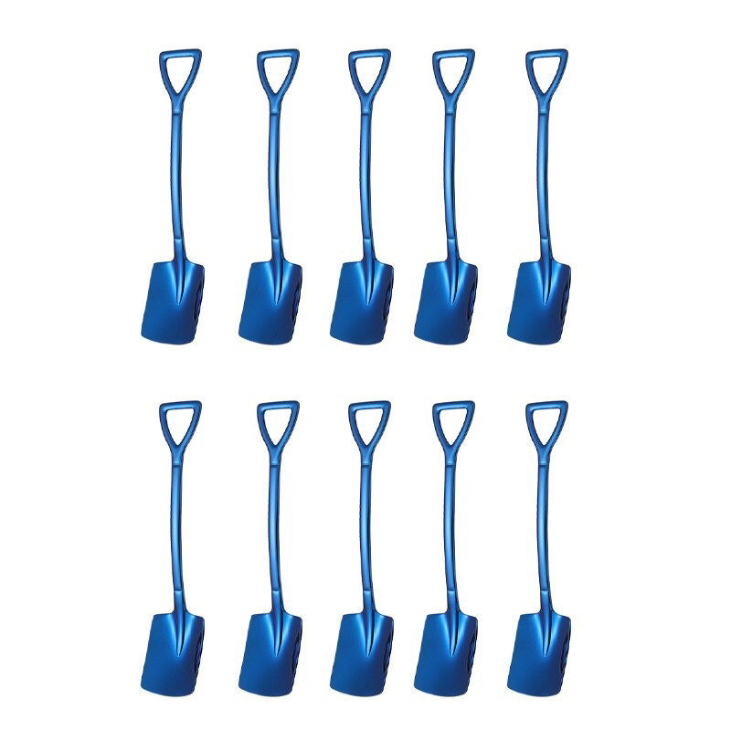 Kaffeelöffel Set Edelstahl 10-teilig | Schaufel, Dessertlöffel & Teelöffel | Vielseitig für Rühren, Schöpfen und Servieren 5