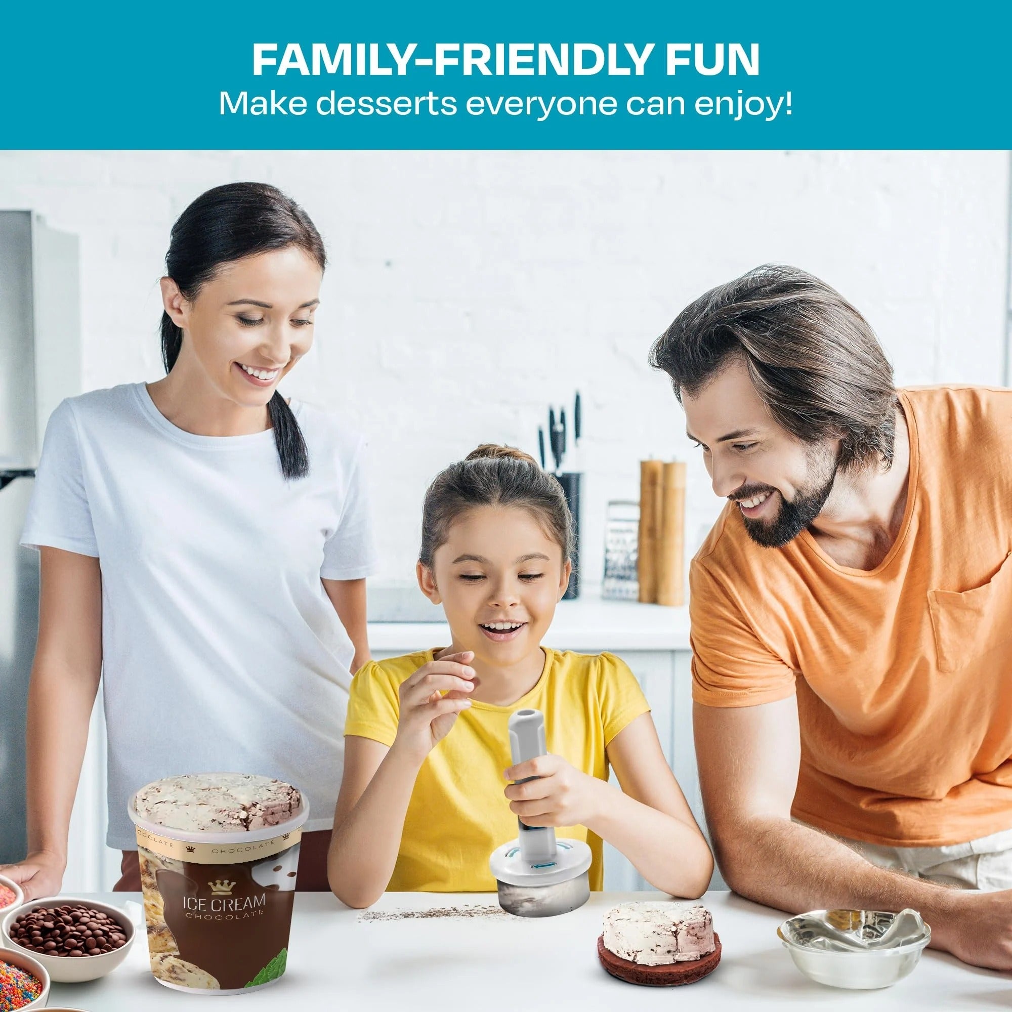 1+1 GRATIS | FrostServe Pro™ – Perfekte Eissandwiches sofort zubereiten, ohne Aufwand oder Chaos