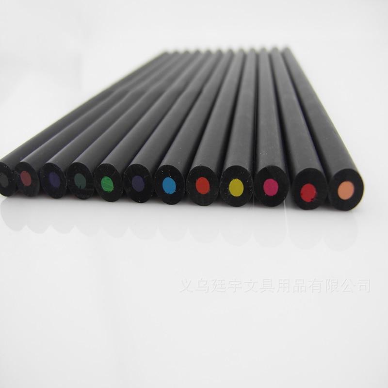Buntstifte Set 12 Farben | Holzstifte mit Standardmine | Vielseitig einsetzbar für Zeichnen, Skizzieren und Ausmalen 2