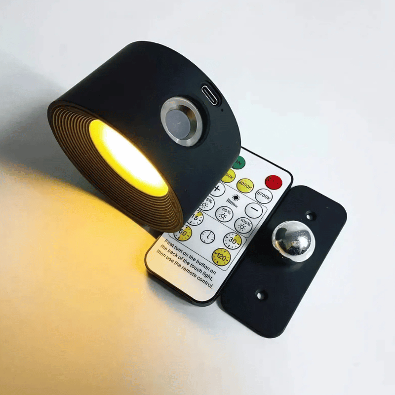 Bezdrátová nástěnná LED lampa | Otočná o 360° | Teplé světlo na čtení | TwistLight