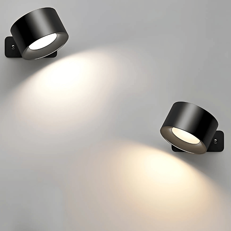 Bezdrátová nástěnná LED lampa | Otočná o 360° | Teplé světlo na čtení | TwistLight