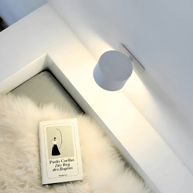 Bezdrátová nástěnná LED lampa | Otočná o 360° | Teplé světlo na čtení | TwistLight