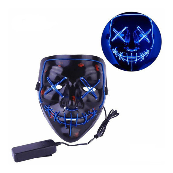 LED Maske Damen | Leuchtstark für Halloween 5