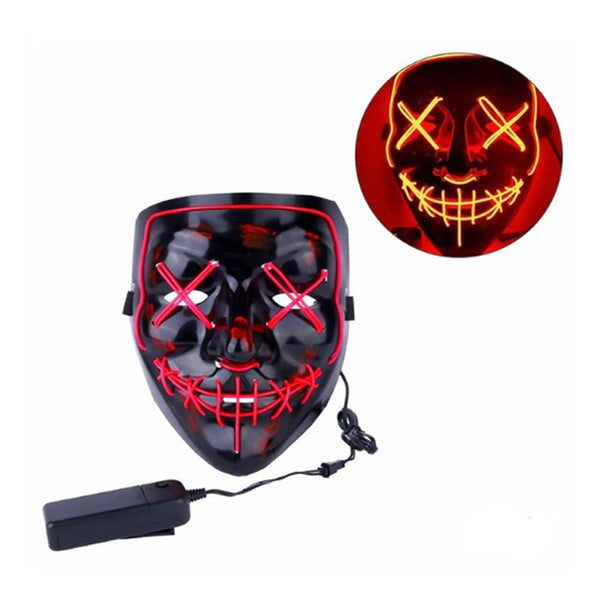 LED Maske Damen | Leuchtstark für Halloween 8