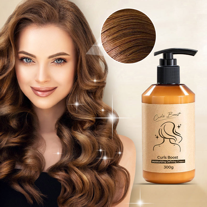 Lockencreme für definierte Locken | 150 ml Creme-Serum mit Feuchtigkeitspflege | Anti-Frizz Volumen-Booster für alle Haartypen