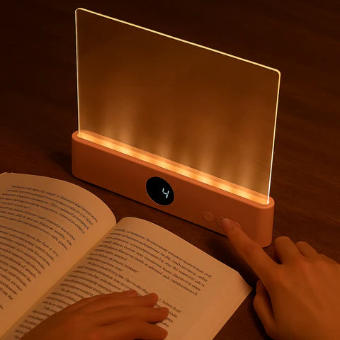 Plochá LED čtecí lampa | 3 režimy osvětlení | Nabíjení přes USB s časovačem | PageGlow