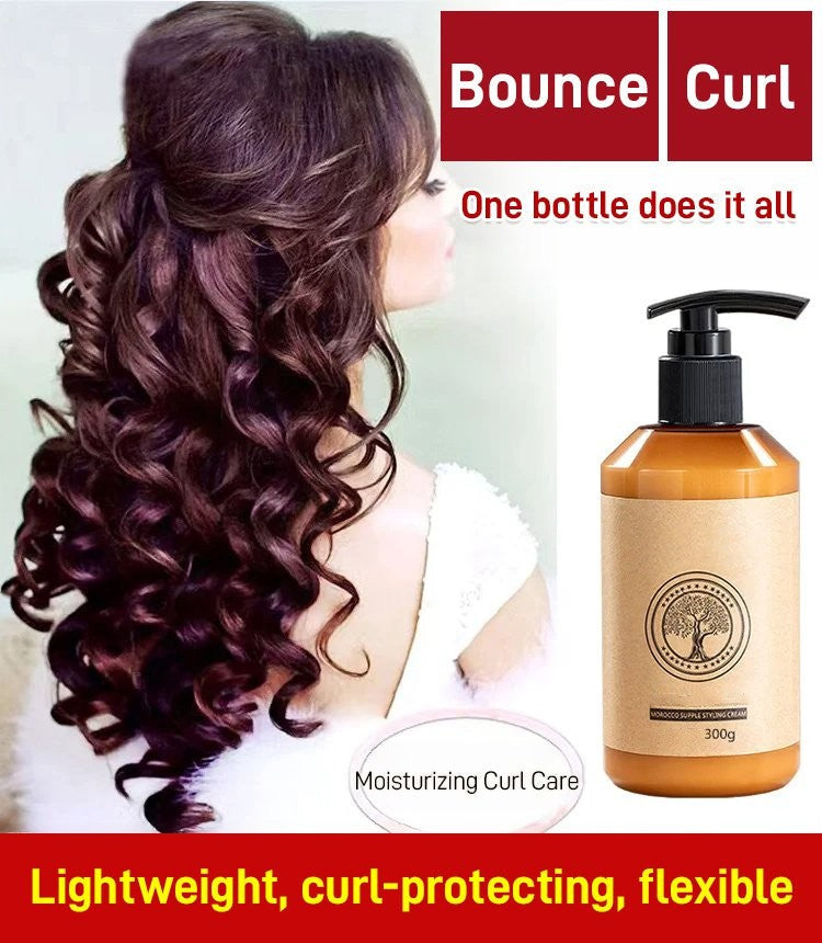 Lockencreme für definierte Locken | 150 ml Creme-Serum mit Feuchtigkeitspflege | Anti-Frizz Volumen-Booster für alle Haartypen