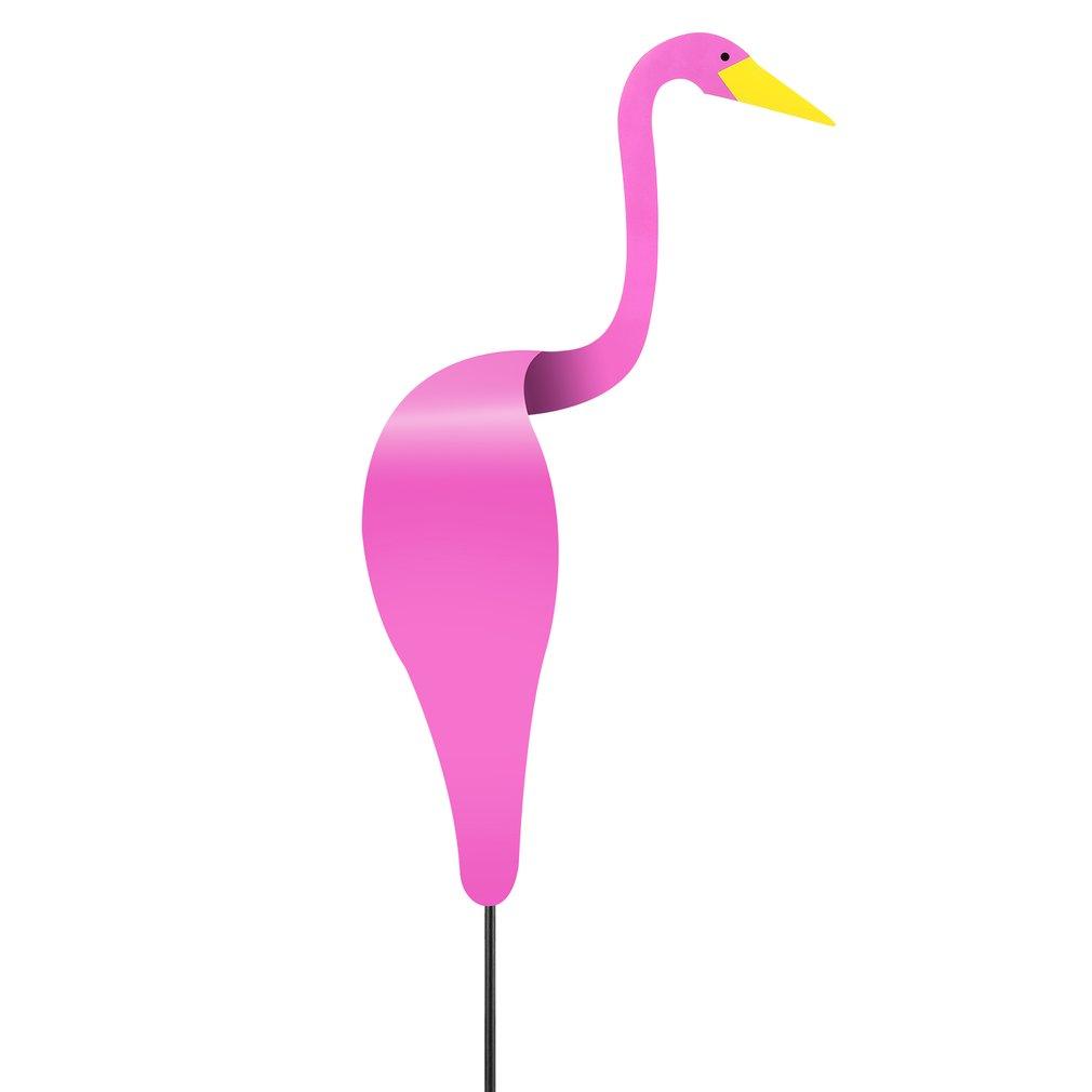 Garten Decor Flamingolo Αλουμίνιο | Δείκτης Ανέμου & Διακόσμηση | Χειροποίητο | PinkDrift