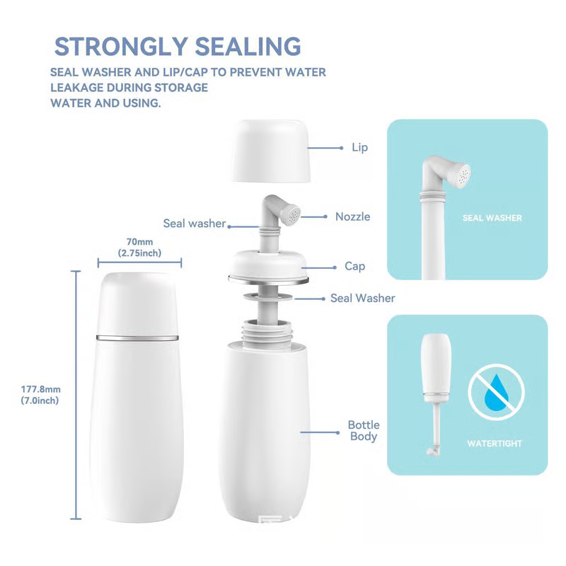Přenosný bidet | Nasazovací rozprašovací tryska | Jemný proud vody | PureSpray