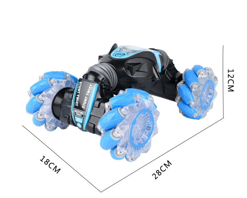 Stunt Auto 2in1 mit Handgesten-Steuerung | Fernbedienung, 360° Drehungen & Flips | LED-Lichteffekte, Rot oder Blau 6