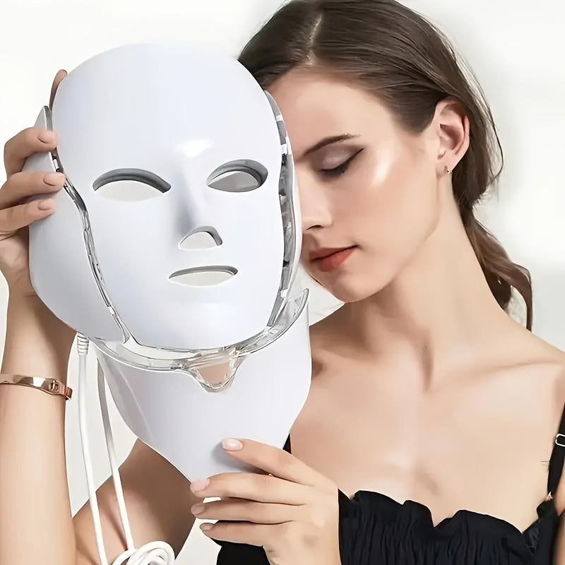LED Gesichtsmaske für Frauen 7 Farben | USB-wiederaufladbar 1200 mAh | Reduziert Schwellungen & dunkle Augenringe 4