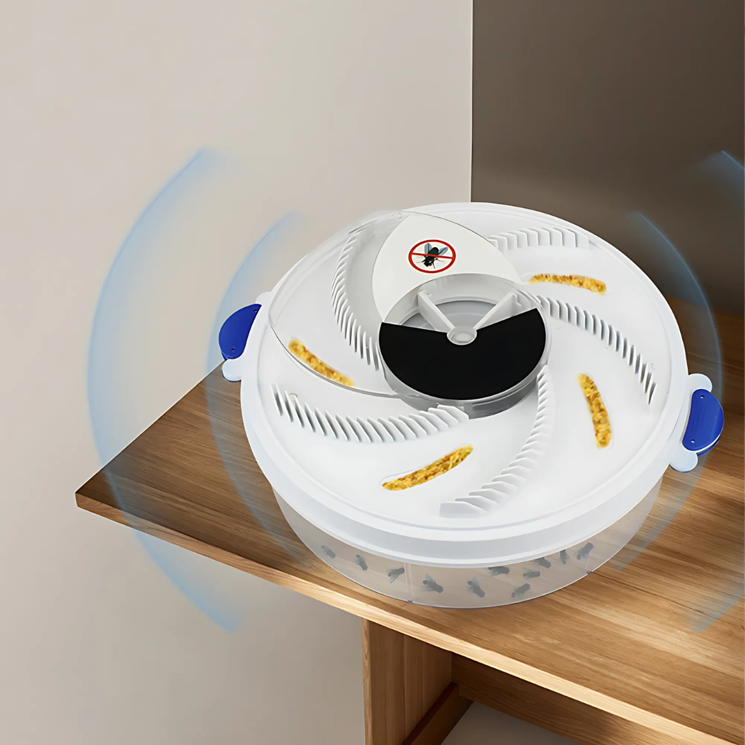 Elektrische Fliegenfalle aus Kunststoff, 23 x 7,5 cm | USB-Akku, 10 Stunden Laufzeit | Ohne Chemikalien, geräuschlos 4