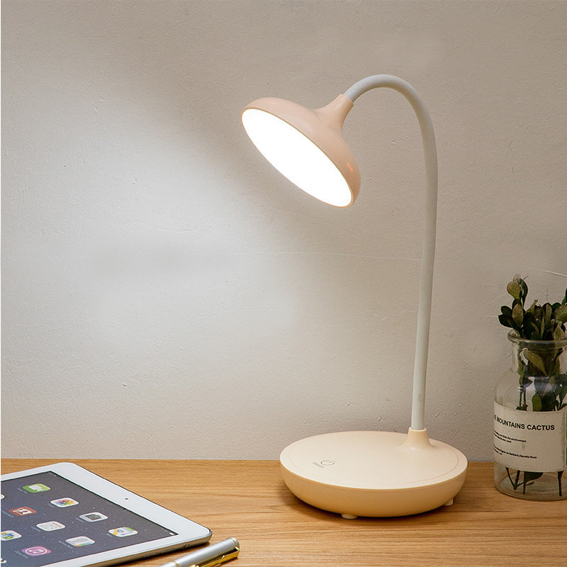 Stolní lampa s USB nabíjením | 3 úrovně jasu | Ohebný krk | Deskray