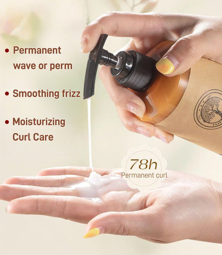 Lockencreme für definierte Locken | 150 ml Creme-Serum mit Feuchtigkeitspflege | Anti-Frizz Volumen-Booster für alle Haartypen