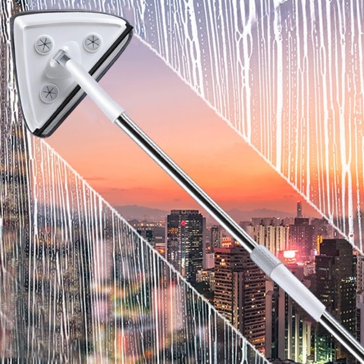 360° Dreieck-Bodenwischer | Für Fliesen, Laminat, Vinyl & Fenster | Dreieckskopf | CornerSweep