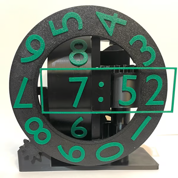 3D-Triaxial-Wanduhr | Modernes Design | Minimalistisches Statement-Piece | Angletime
