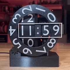 3D-Triaxial-Wanduhr | Modernes Design | Minimalistisches Statement-Piece | Angletime
