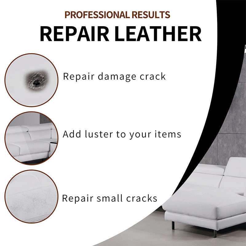 Reparationssæt til læderfarve | 6 farver | Vandfast med værktøj | FixTone