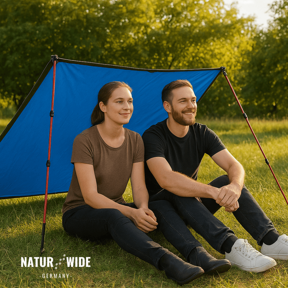 Regenponcho Damen 3 in 1 | Wasserdicht mit Kapuze und Ärmeln | Einheitsgröße in Dunkelblau, Waldgrün oder Schwarz 15