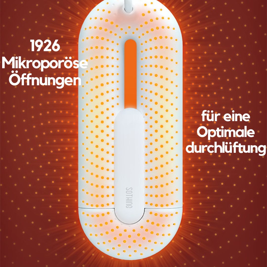 Elektrischer Schuhtrockner mit Timer-Funktion | PTC-Heizelemente bis 150°C | Trocknet Schuhe in 15 Minuten, geruchsfrei & keimfrei 11