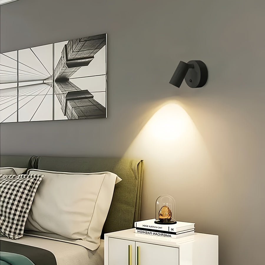 LED reflektor | Forgatható spotlámpa | Kiemelő világítás képekhez és polcokhoz | SpotGlow