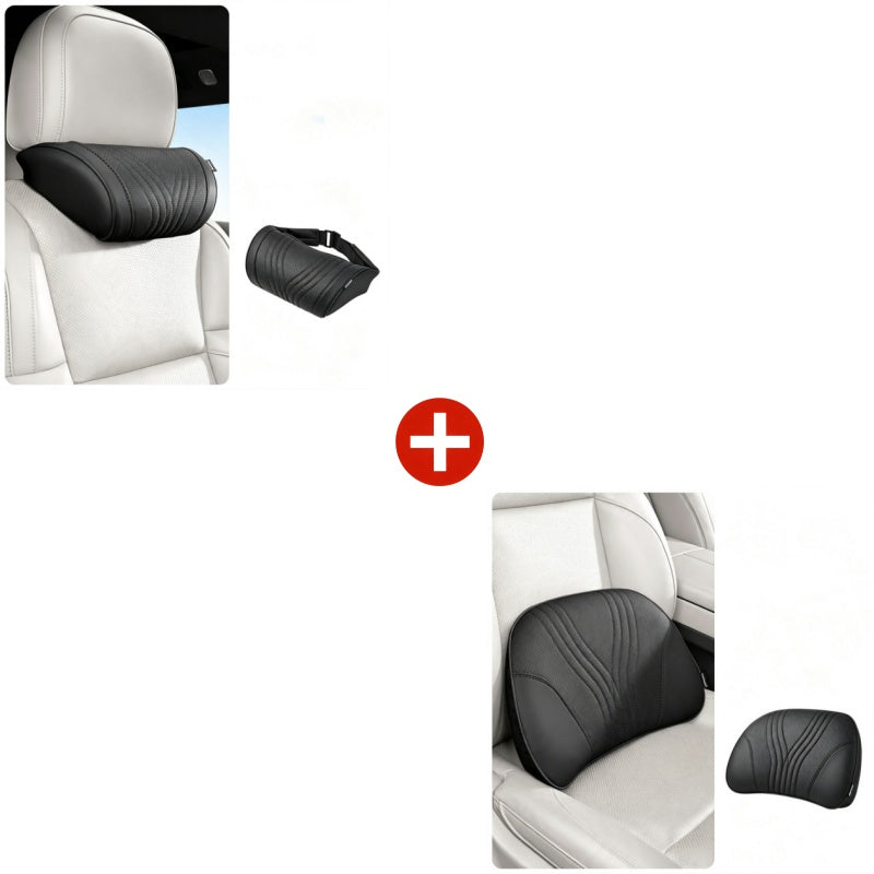 Univerzální opěrný polštář pod krk | Ergonomicky tvarovaný | Nastavitelný popruh | NeckEase