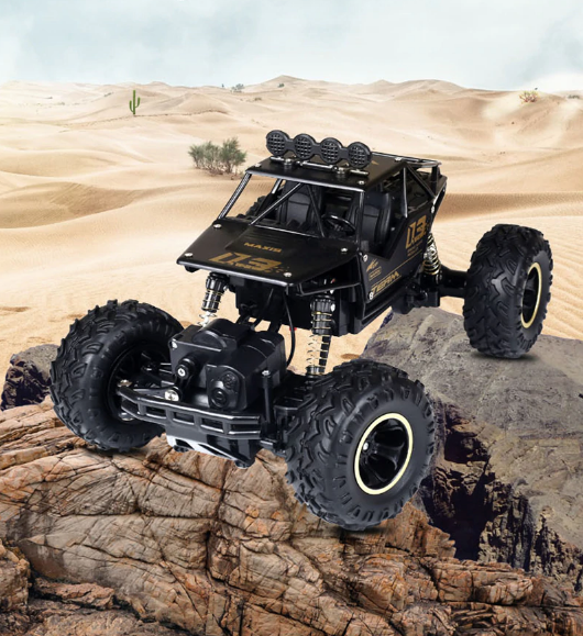 Remote Control Monster Truck 4x4 Off-Road RC Vehicle with All-Terrain Tires - Product detail 4