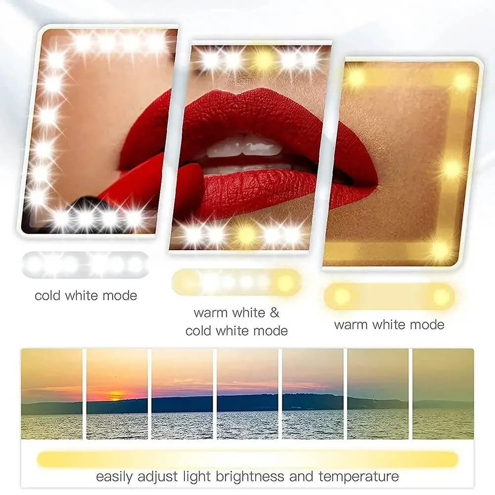 50% RABATT TEMPORÄR | LumiVanity™ | Holen Sie sich makellose Make-up-Auffrischungen in Ihrem Auto!