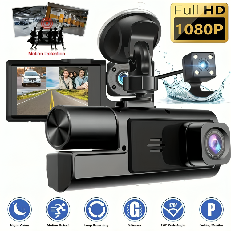 50% RABATT TEMPORÄR | View360™ | Fahren Sie sicher mit Full-Surround-Videoaufnahmen!