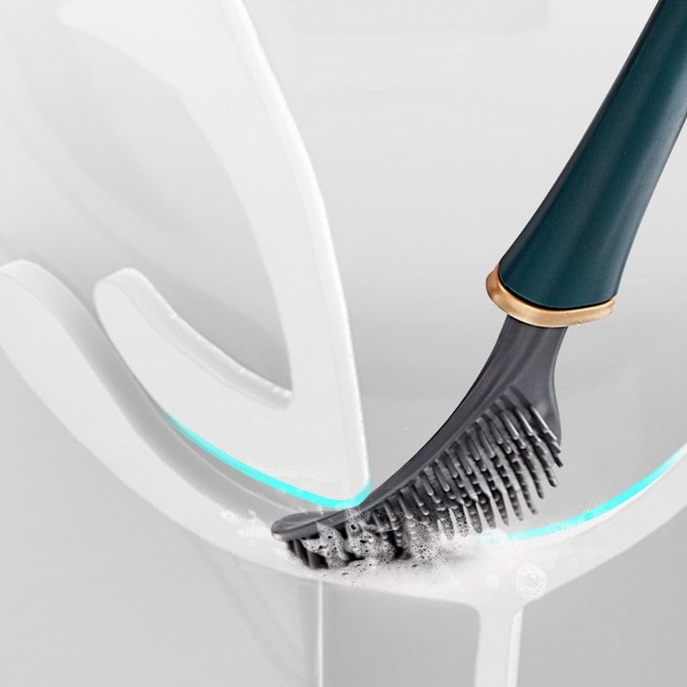 Wall-Mounted Silicone Toilet Brush | Drip-Free & Space-Saving | Hygienic | CleanHang