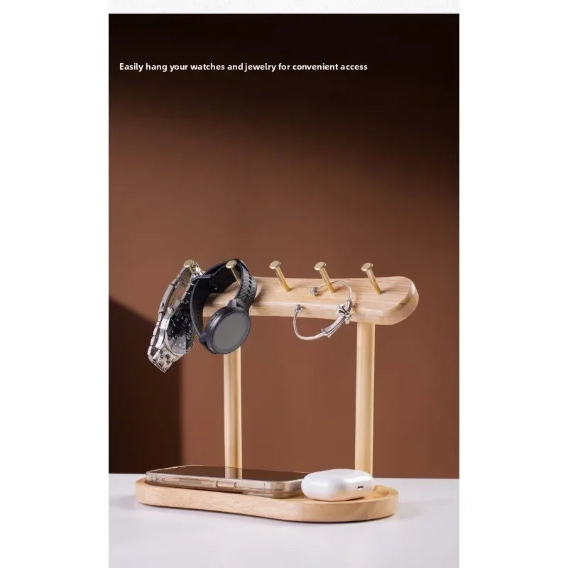 Minimalistischer Wandhaken aus Massivholz für Flur und Garderobe