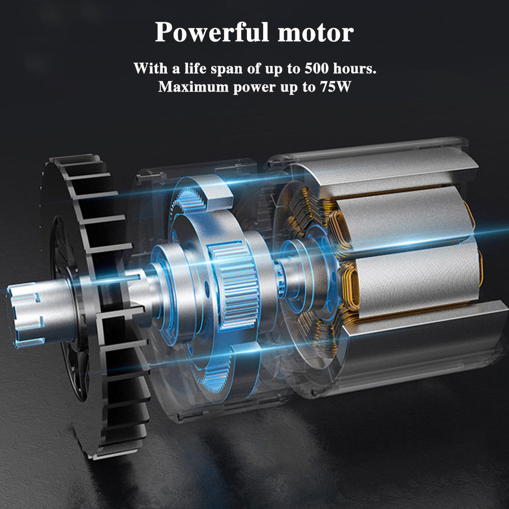 Elektrická sada čisticích kartáčů | Motor 300 ot./min | Vodotěsná s vysouvací rukojetí | SpinShine