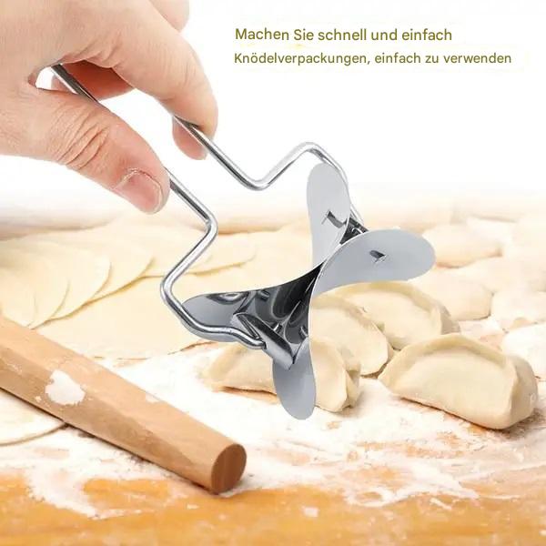 Knödelschneider für Knödel, Teigwaren und Keksteig | Ergonomischer Griff | Schnelle, gleichmäßige Ränder ohne Falten 5