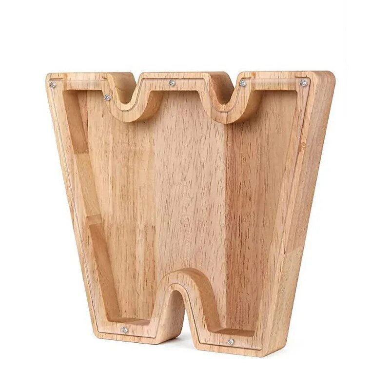 Spardose aus Holz mit Glaseinsatz | Zum Abschrauben, Münzen bleiben sichtbar | Sparhilfe zum Lernen und Verschenken 27