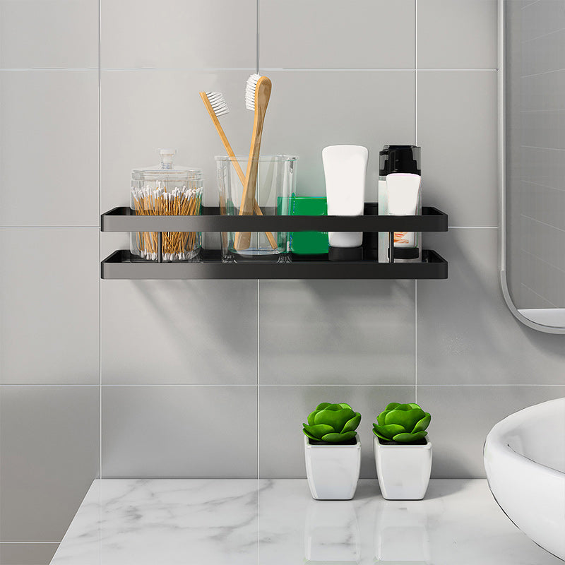 Badezimmerregal Metall 2-teiliges Set | Matte Oberfläche, Rostbeständig | Montagematerial inklusive, Bohren oder Kleben 17