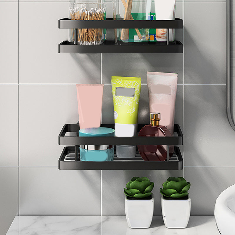 Badezimmerregal Metall 2-teiliges Set | Matte Oberfläche, Rostbeständig | Montagematerial inklusive, Bohren oder Kleben 21