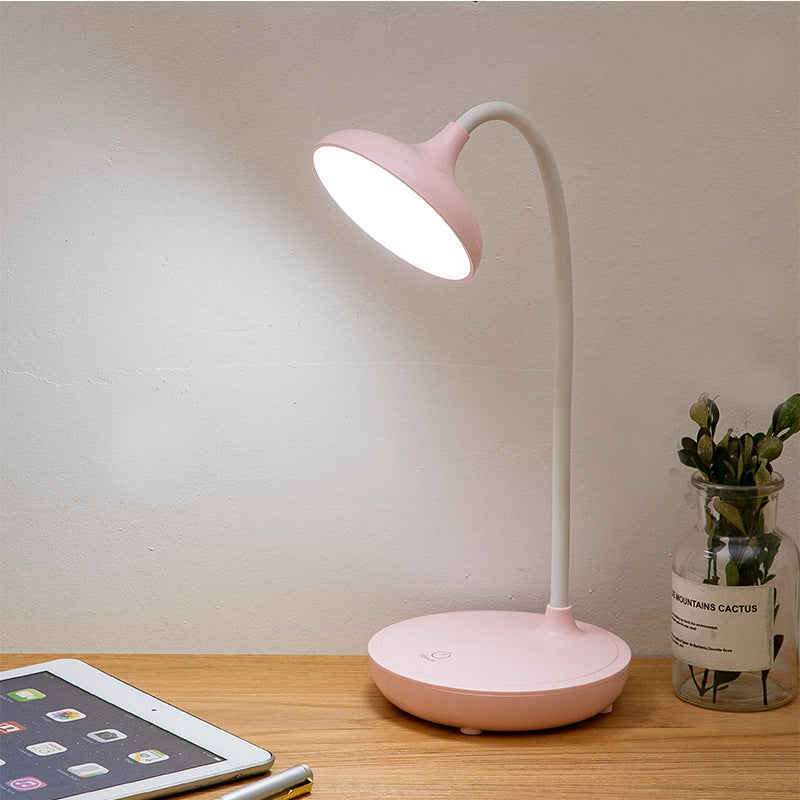 Stolní lampa s USB nabíjením | 3 úrovně jasu | Ohebný krk | Deskray