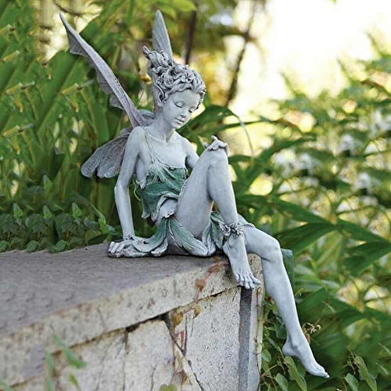 Feen Garten Statue Harz | Elfe Gartendeko | Wetterfest | Stonewing