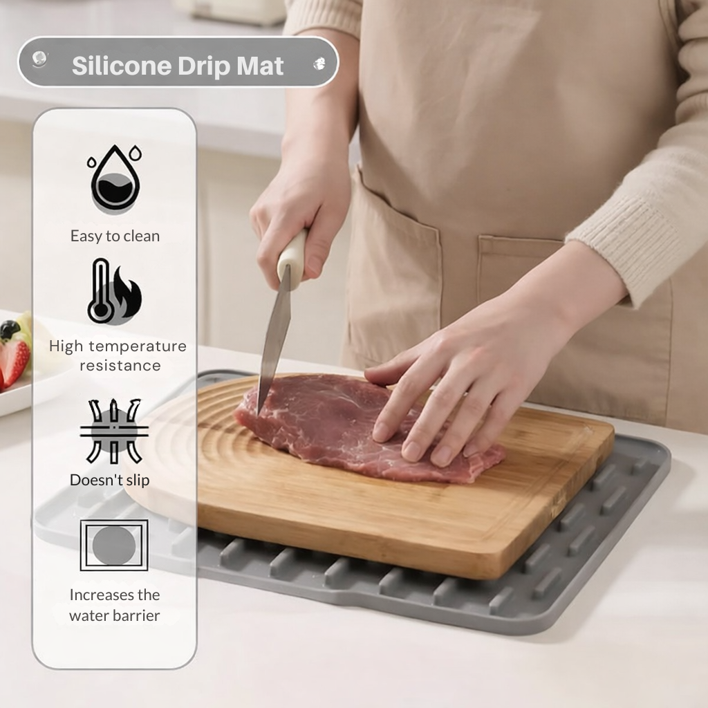 Στρώμα Στέγνωσης | Στεγνώνει Γρηγορότερα Χωρίς Λίμνες | Κεκλιμένο, Ανθεκτικό στη Θερμότητα | DrainMat