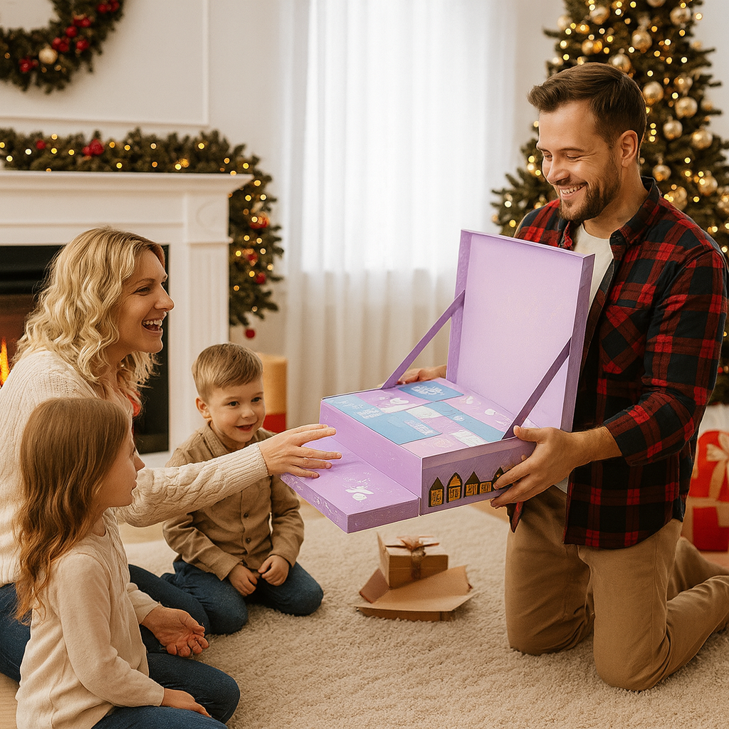Adventskalender Bastelset für Weihnachten | 24 Boxen mit DIY Überraschungen | Kreative Beschäftigung für Groß und Klein 3
