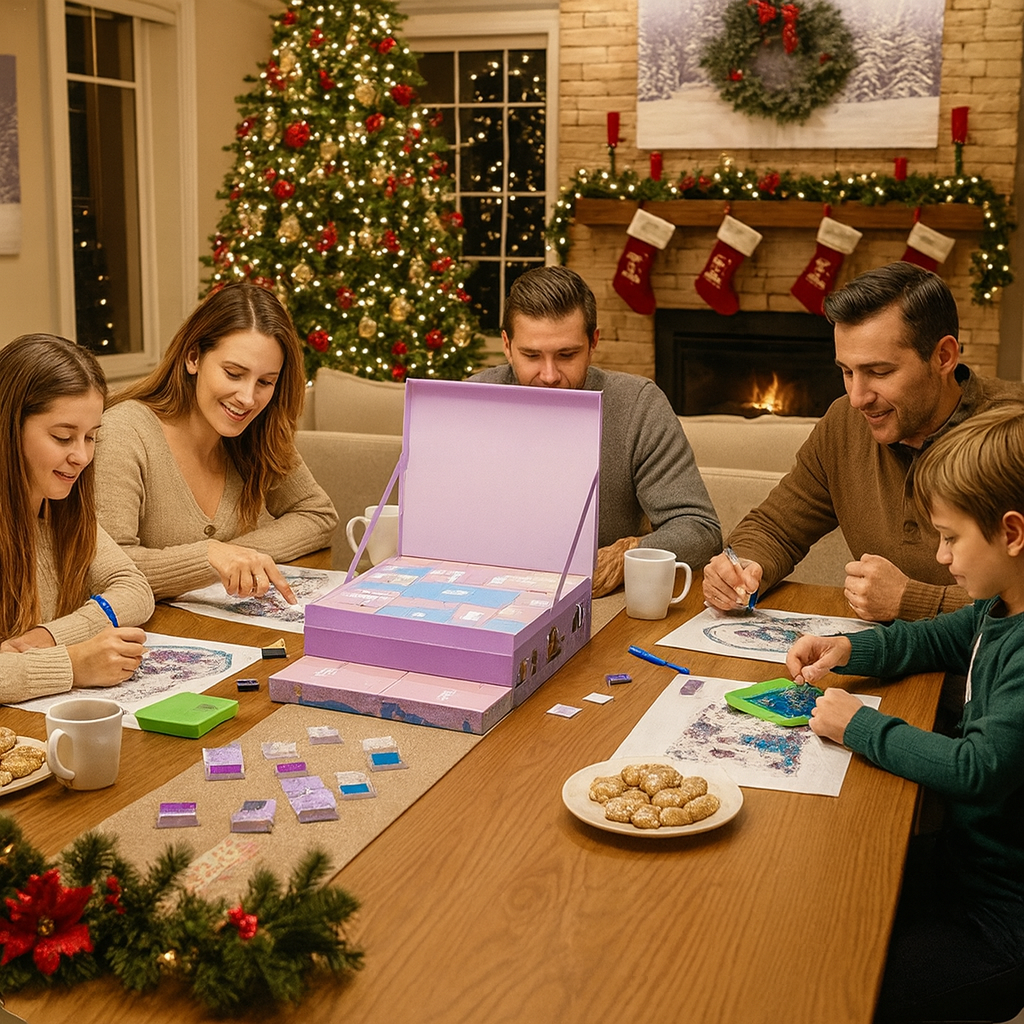 Adventskalender Bastelset für Weihnachten | 24 Boxen mit DIY Überraschungen | Kreative Beschäftigung für Groß und Klein 6