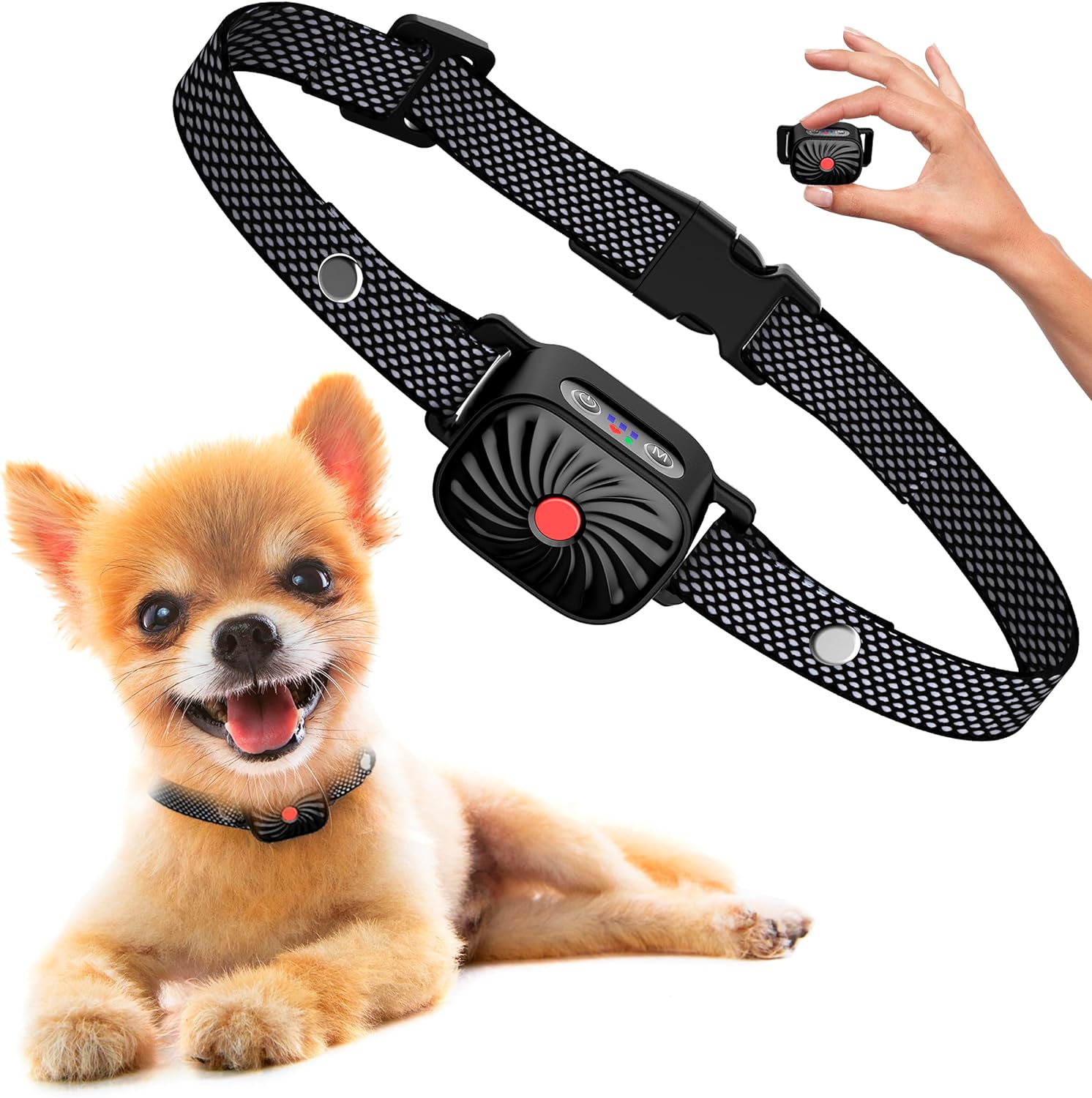Antibellhalsband | Ton und Vibration | Intelligente Bellerkennung | BarkSense