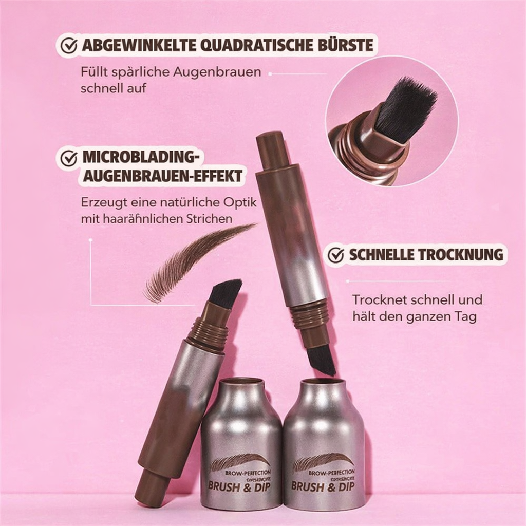Augenbrauenstift | Natürlicher 4D-Microblading-Effekt | Lang anhaltende Formel | BrowBliss