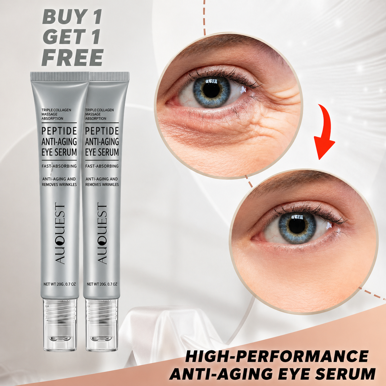 Augencreme | Anti-aging Moisturizing | Against Wrinkles & Dark Circles | LumiVéa