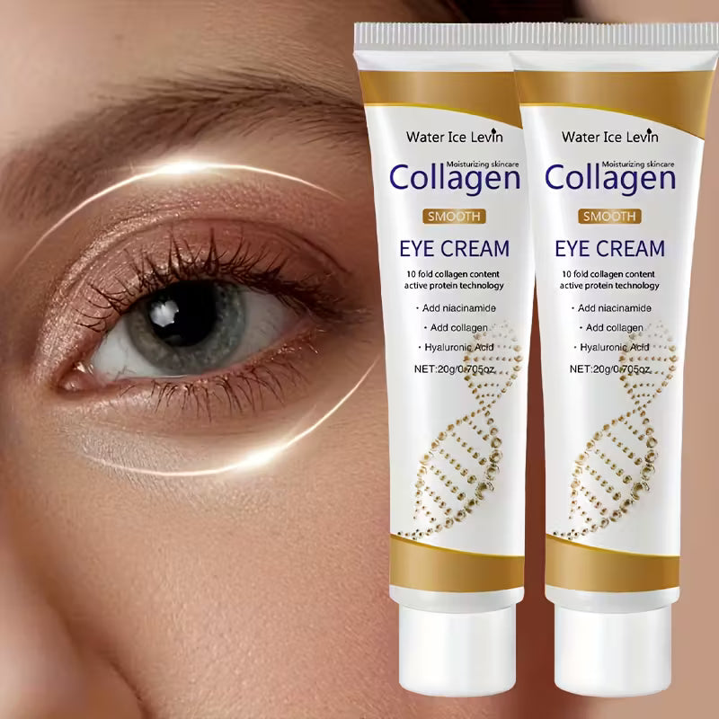 Augencreme Damen | Kollagen Augenpflege | Glattere, Strahlende & Gepflegte Augenpartie | Eyeliora
