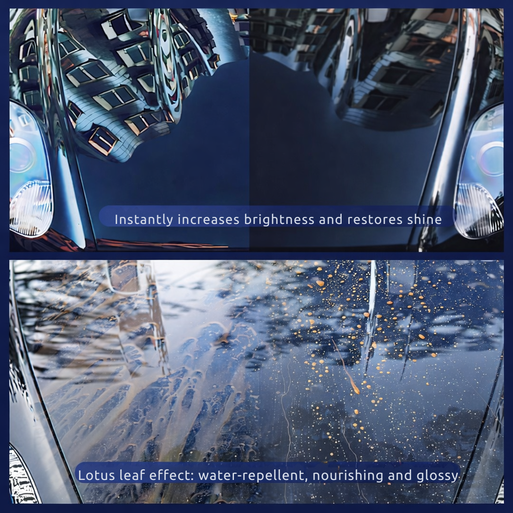 Autolackierung | 3-in-1 Schnellpolitur | Spiegelglanz & Lackschutz | Glosso