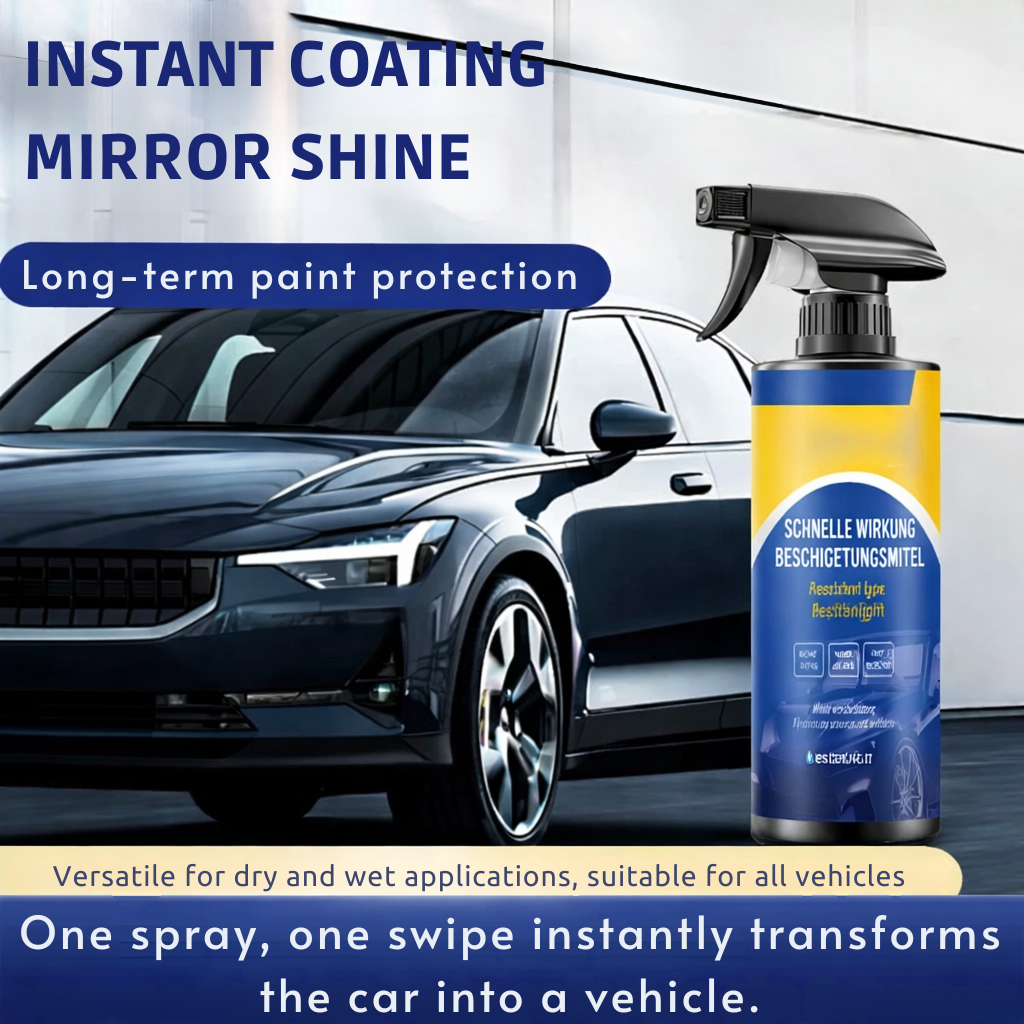 Autolackierung | 3-in-1 Schnellpolitur | Spiegelglanz & Lackschutz | Glosso
