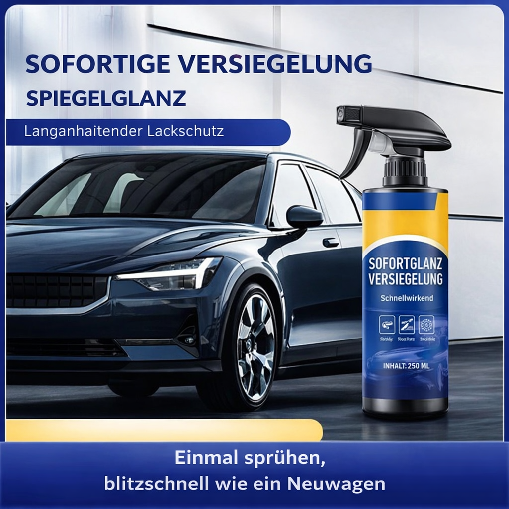 Autolackierung | Sofortiger Glanz | Schutzbeschichtungsspray | CrystalCoat