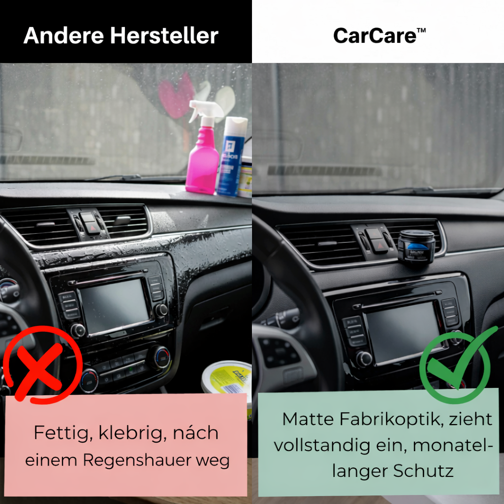 Autopflege | Farbe auffrischen für Innenraum | Schutz für Leder und Kunststoff | CarCare
